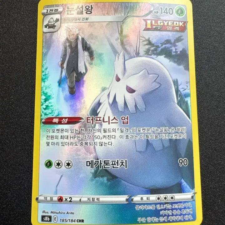 [BUNJANG] Pokemon Vanilluxe CHR (S-Rank) / 포켓몬) 눈설왕 CHR S급