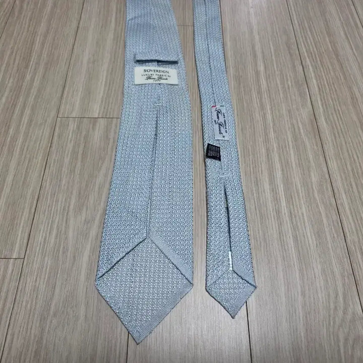 [BUNJANG] Sovereign Fermo Fossati Sevenfold Silk Tie / 소버린 페르모 포사티 세븐폴드 스카이블루 그레나딘 타이