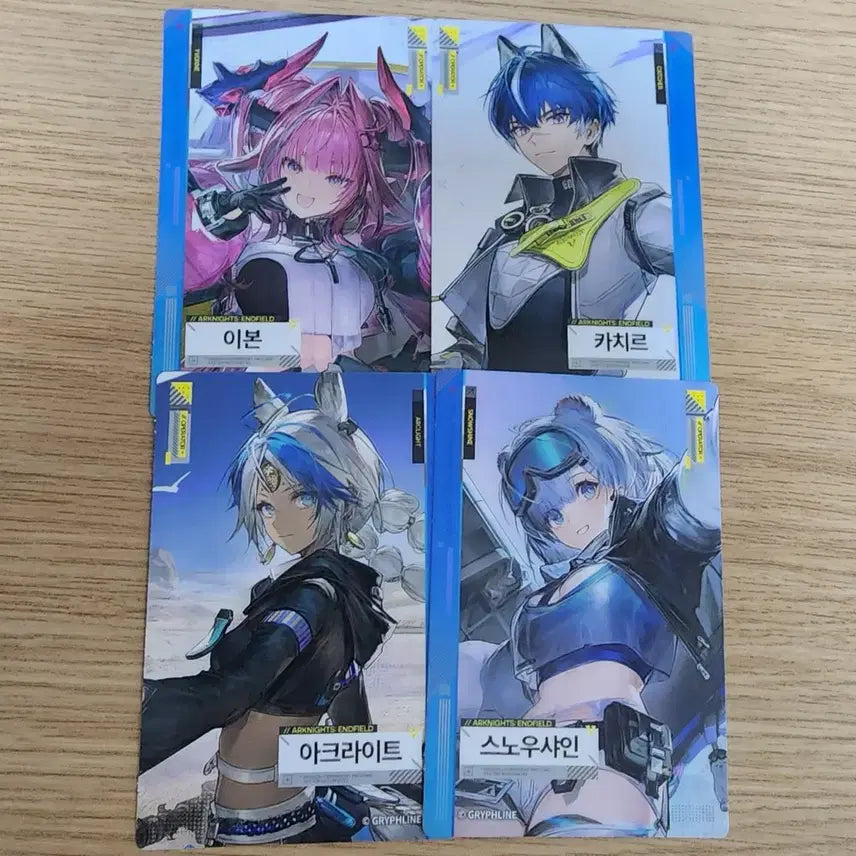 [BUNJANG] Endfield GS25 Bundle Set Photocards / 엔드필드 gs25 포토카드 4장 일괄