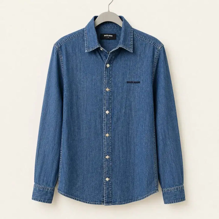 [BUNJANG] Buckaroo Indigo Denim Shirt (L) / 버커루 데님셔츠 인디고 100(L) / 얇은 청남방 / 봄여름 간절기