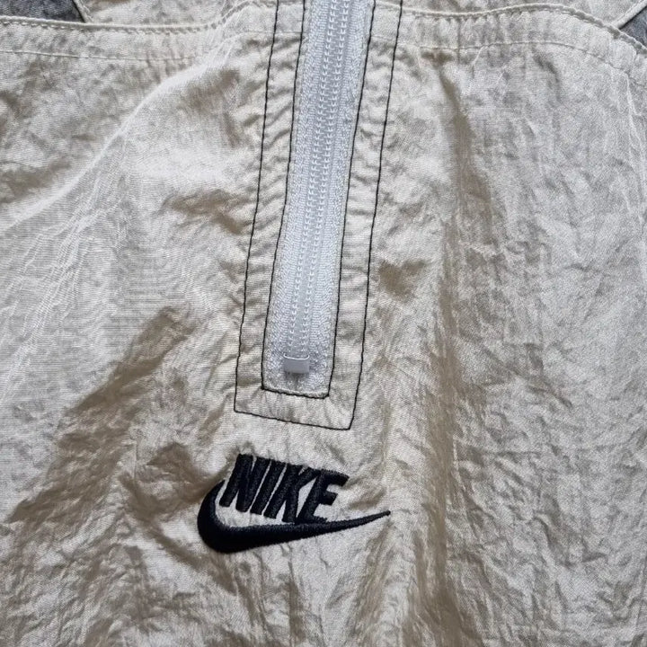 [BUNJANG] Nike Woven Anorak Beige/Black Nylon M / [m/95] 나이키 우븐 아노락