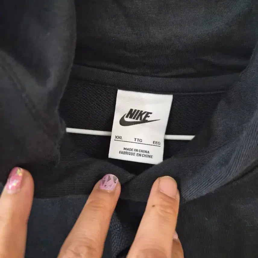 [BUNJANG] Nike Swoosh Hoodie Black 2XL / 나이키 스우시 후드티 2XL 110
