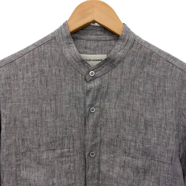 [BUNJANG] Solid Homme Linen Shirt / 솔리드옴므 린넨 셔츠