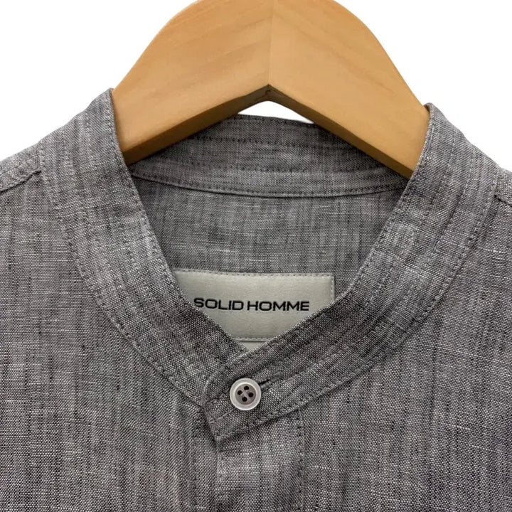[BUNJANG] Solid Homme Linen Shirt / 솔리드옴므 린넨 셔츠
