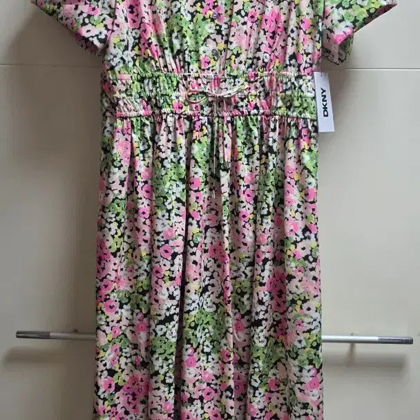 [BUNJANG] DKNY Floral Pattern Long Dress Size 77 / 정품 DKNY 롱 원피스 새상품 77
