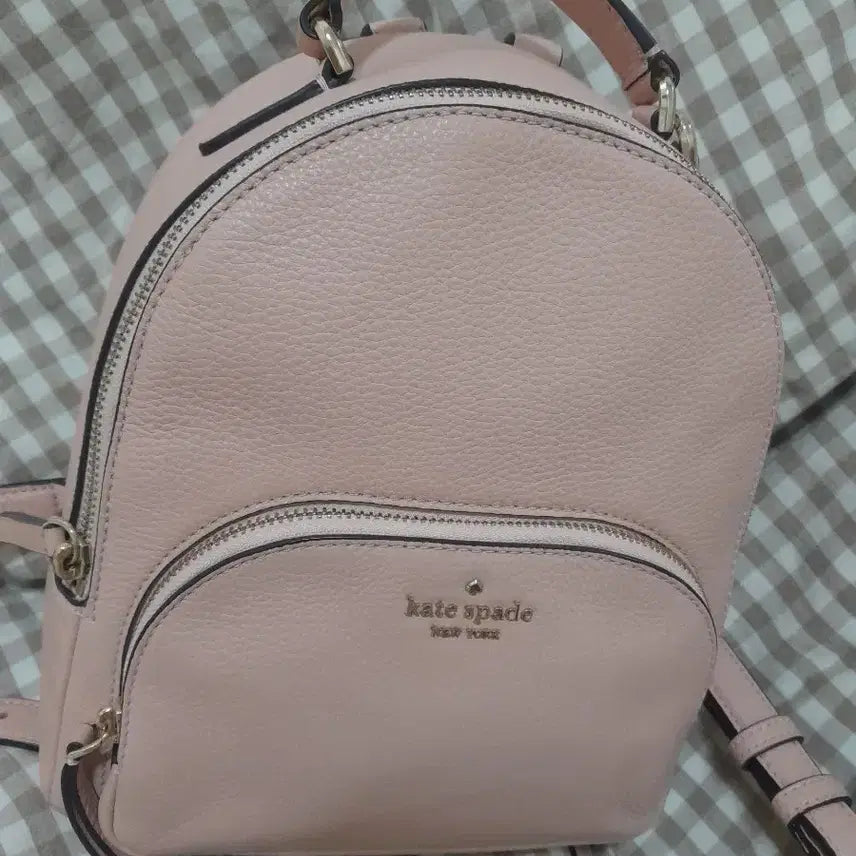 [BUNJANG] Kate Spade Pink Backpack / 케이트 스페이드 핑크 백팩 가방+립스틱덤