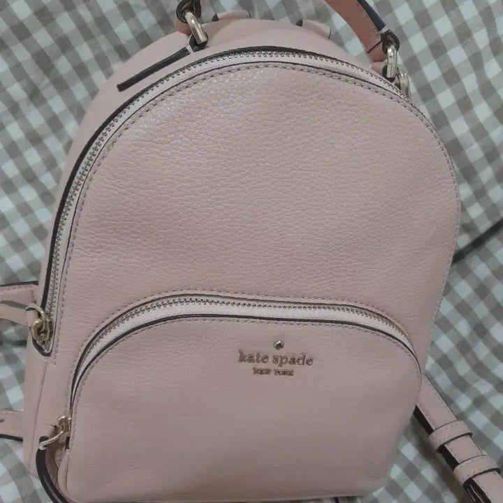 [BUNJANG] Kate Spade Pink Backpack / 케이트 스페이드 핑크 백팩 가방+립스틱덤
