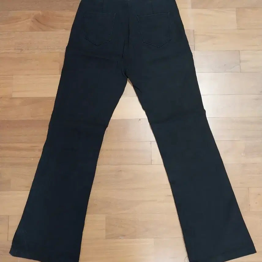 [BUNJANG] Mins Shop Black Banding Bootcut Pants / 민스샵 블랙 밴딩 부츠컷 팬츠 바지