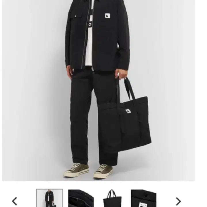 [BUNJANG] Carhartt WIP Pop Trading Company Tote Bag / 칼하트윕 팝트레이딩 컴퍼니 토트백