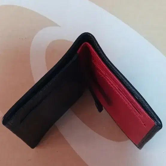 [BUNJANG] Vivienne Westwood Black &amp; Red Small Wallet / 비비안 웨스트우드 블랙 앤 레드 스몰 반지갑
