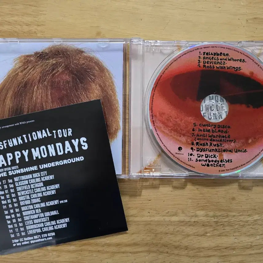 [BUNJANG] Happy Mondays Uncle Dysfunktional CD / CD 음반 Happy Mondays 해피 먼데이즈 영국반