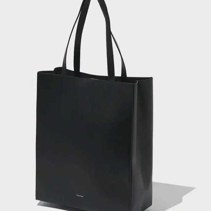 [BUNJANG] Calvin Klein Leather Tote Bag Black / 캘빈클라인 가죽 토트백 (블랙)