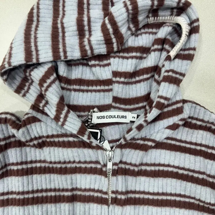 [BUNJANG] NOCULUS UL KNIT ZIP HOODIE 02 BROWN / 노쿨러스 UL KNIT ZIP HOODIE 02 BROWN