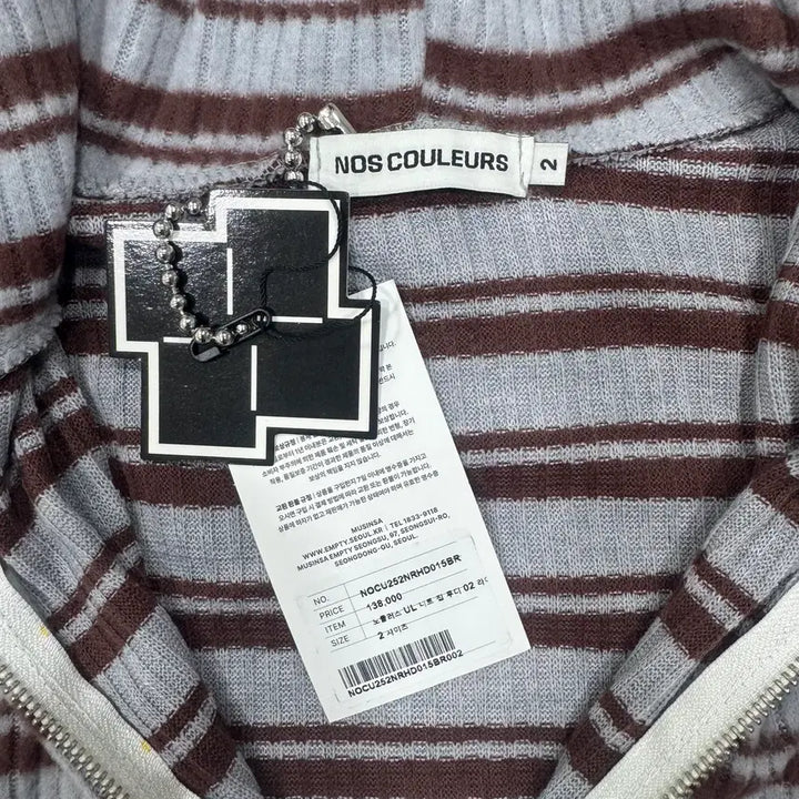 [BUNJANG] NOCULUS UL KNIT ZIP HOODIE 02 BROWN / 노쿨러스 UL KNIT ZIP HOODIE 02 BROWN