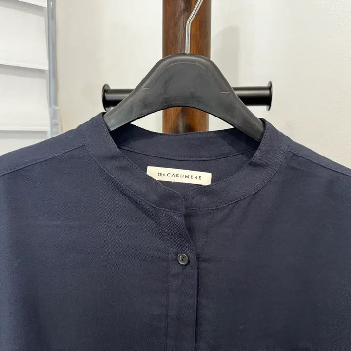 [BUNJANG] The Cashmere Loose Fit Navy Shirt / 한섬 THE CASHMERE 루즈핏 네이비 셔츠