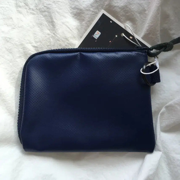 [BUNJANG] Porter x Stussy Collaboration Navy Logo Card Wallet / 포터 X 스투시 콜라보 지갑
