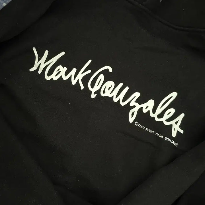 [BUNJANG] Mark Gonzales Printing Hoodie Black XL / [마크곤잘레스] 마크곤잘레스 프린팅 후드티 블랙 XL