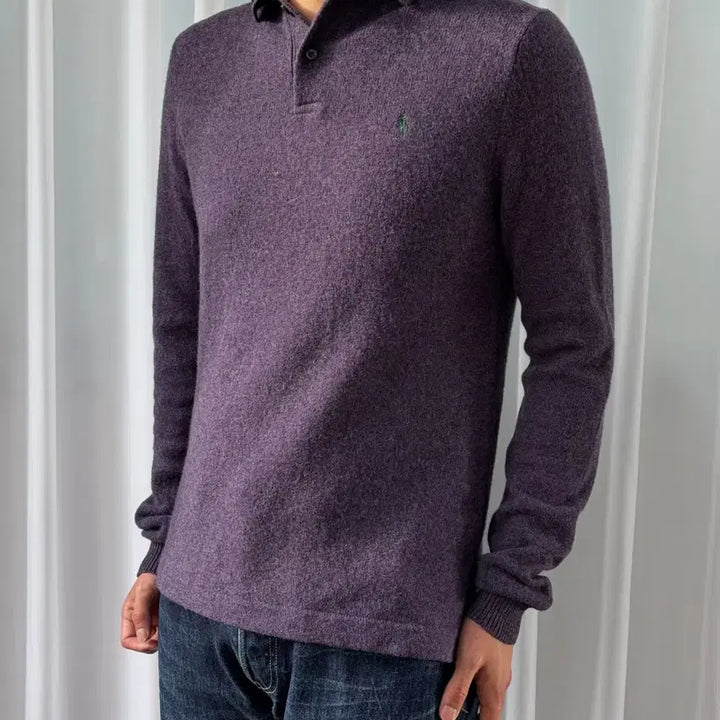 [BUNJANG] Polo Ralph Lauren Lambswool Collar Knit Sweater / [M-L]폴로 랄프로렌 램스울 카라 니트