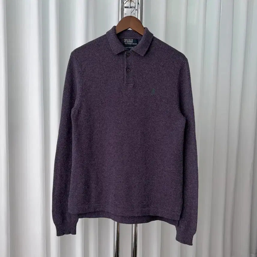 [BUNJANG] Polo Ralph Lauren Lambswool Collar Knit Sweater / [M-L]폴로 랄프로렌 램스울 카라 니트