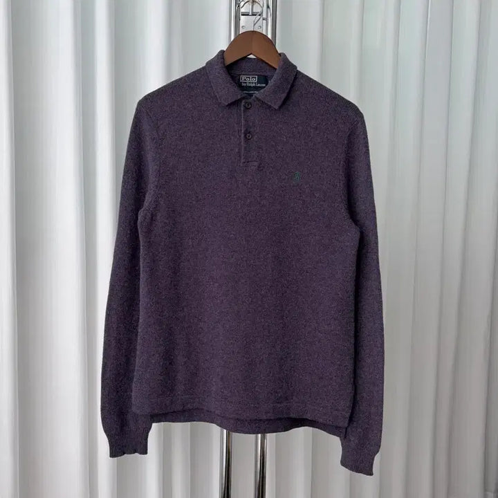 [BUNJANG] Polo Ralph Lauren Lambswool Collar Knit Sweater / [M-L]폴로 랄프로렌 램스울 카라 니트