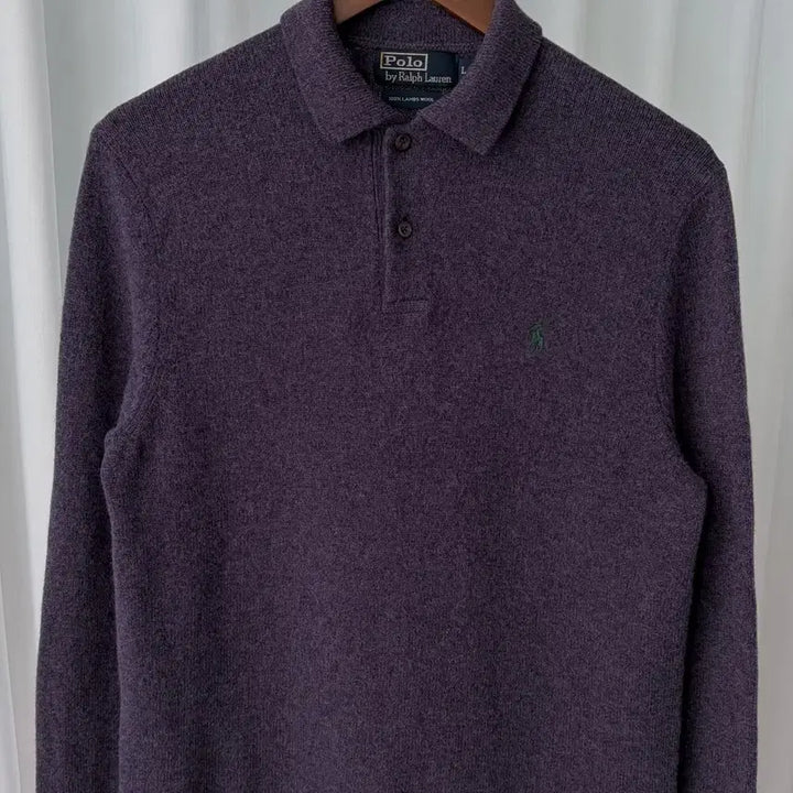 [BUNJANG] Polo Ralph Lauren Lambswool Collar Knit Sweater / [M-L]폴로 랄프로렌 램스울 카라 니트