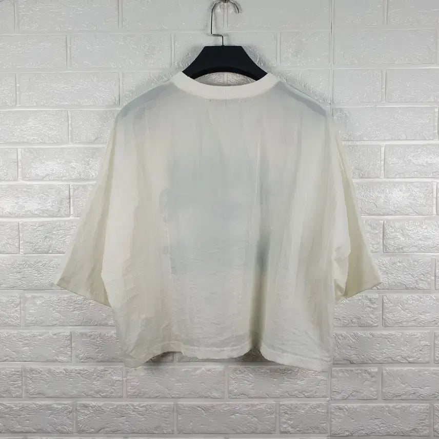 [BUNJANG] F&amp;AKE Loose Fit Cropped T-Shirt / [F]반에이크 루즈핏 반팔 크롭 티셔츠