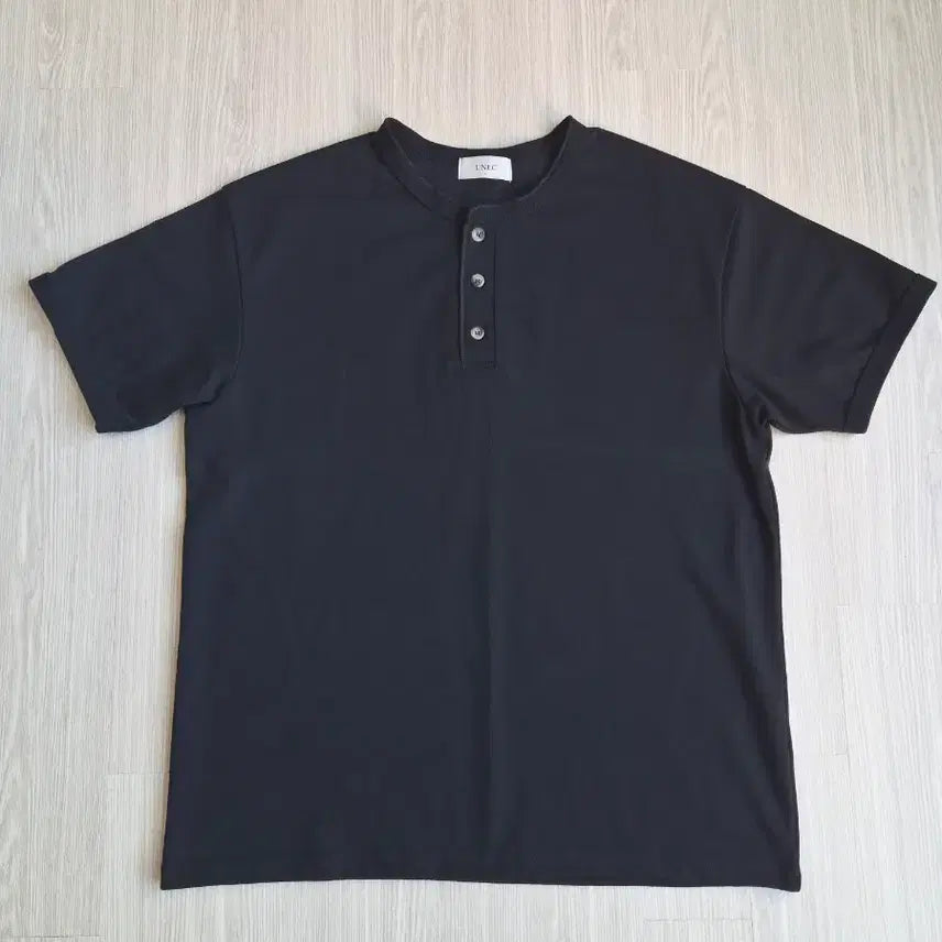 [BUNJANG] L&amp;LC Henry Neck T-Shirt Black / L 유앤엘씨 헨리넥 반팔 티셔츠 블랙