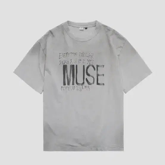 [BUNJANG] Polytheru 1011 Muse T-Shirt Melange Grey / 2)폴리테루 1011마카뮤즈티 멜란지그레이