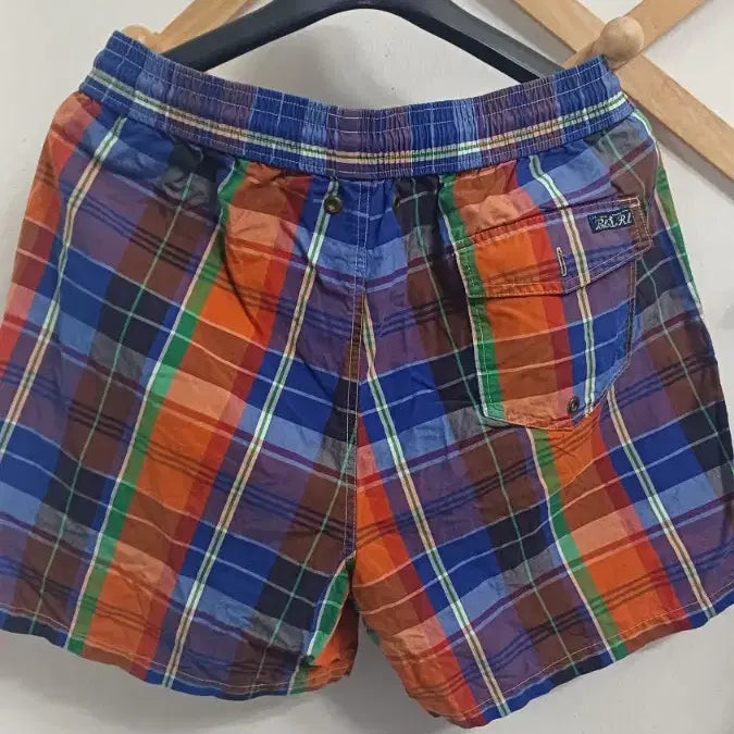 [BUNJANG] Polo Check Pattern Shorts (Unisex, 47cm Length) / 폴로 (새)반바지 길이47  남녀가능