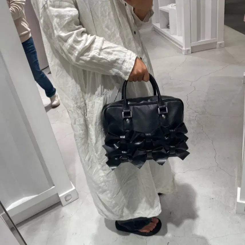 [BUNJANG] Comme des Garçons Girl Ribbon Tote Bag / (새상품) 꼼데가르송 걸 리본 토트백 리본백