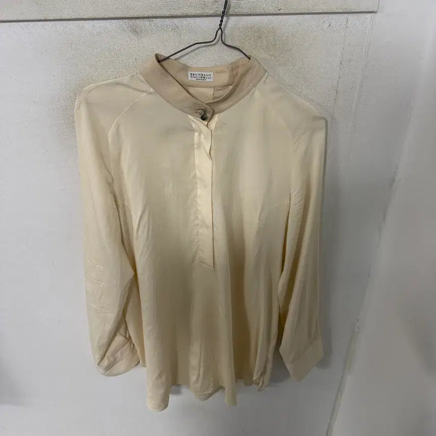 [BUNJANG] Brunello Cucinelli Silk Blouse / 브루넬로 쿠치넬리 실크 블라우스