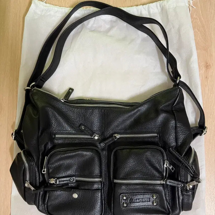 [BUNJANG] Blackpurple Leto Multi Cargo Bag / 블랙퍼플 레토 멀티 카고 백 블랙 Leto Multi Cargo Bag