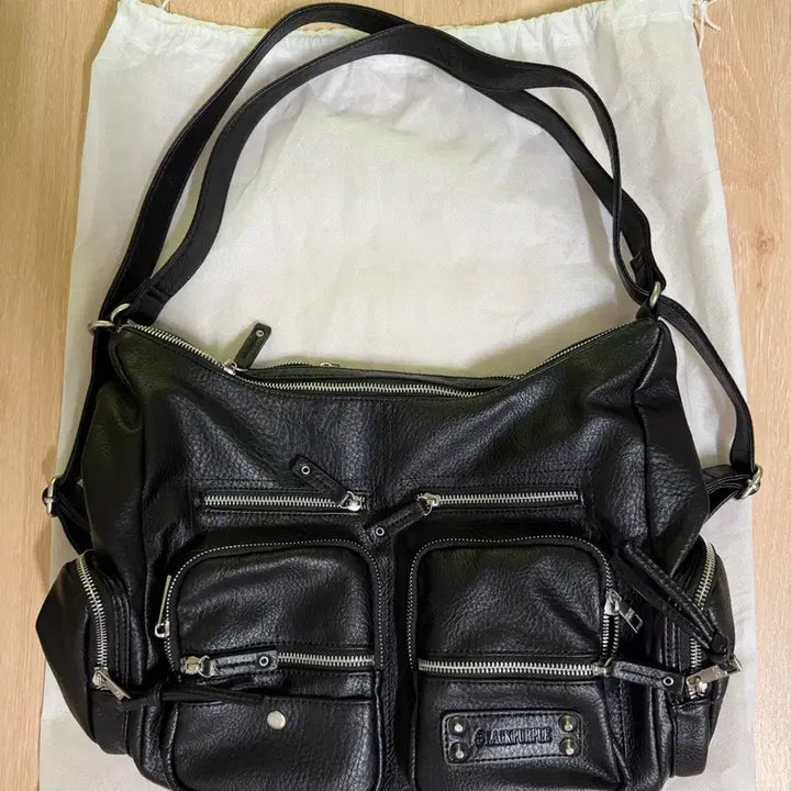 [BUNJANG] Blackpurple Leto Multi Cargo Bag / 블랙퍼플 레토 멀티 카고 백 블랙 Leto Multi Cargo Bag