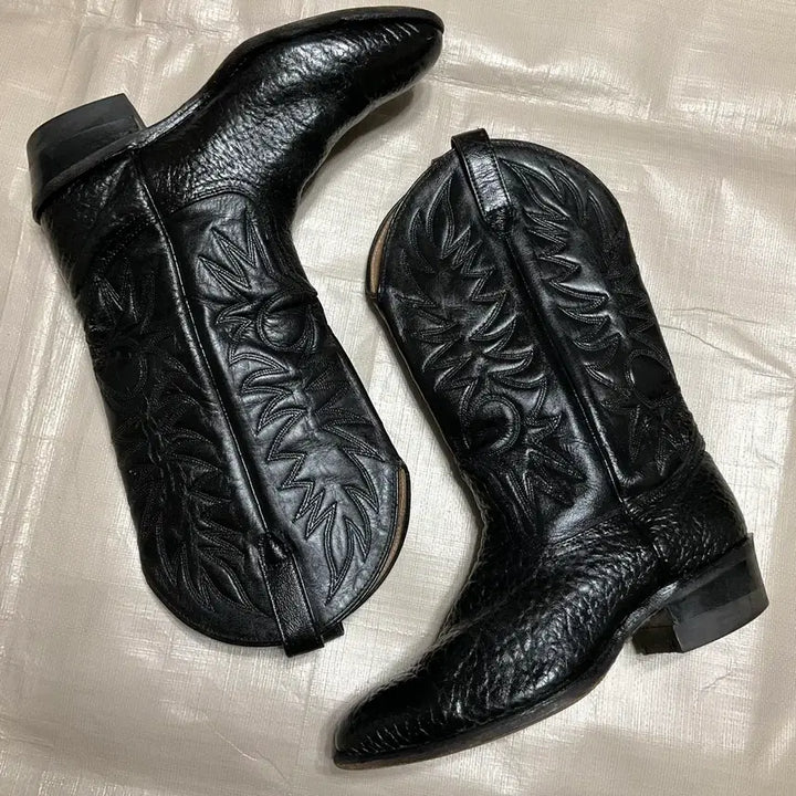 [BUNJANG] Vintage Western Boots Black Size 270mm / 빈티지 웨스턴 부츠 블랙 270