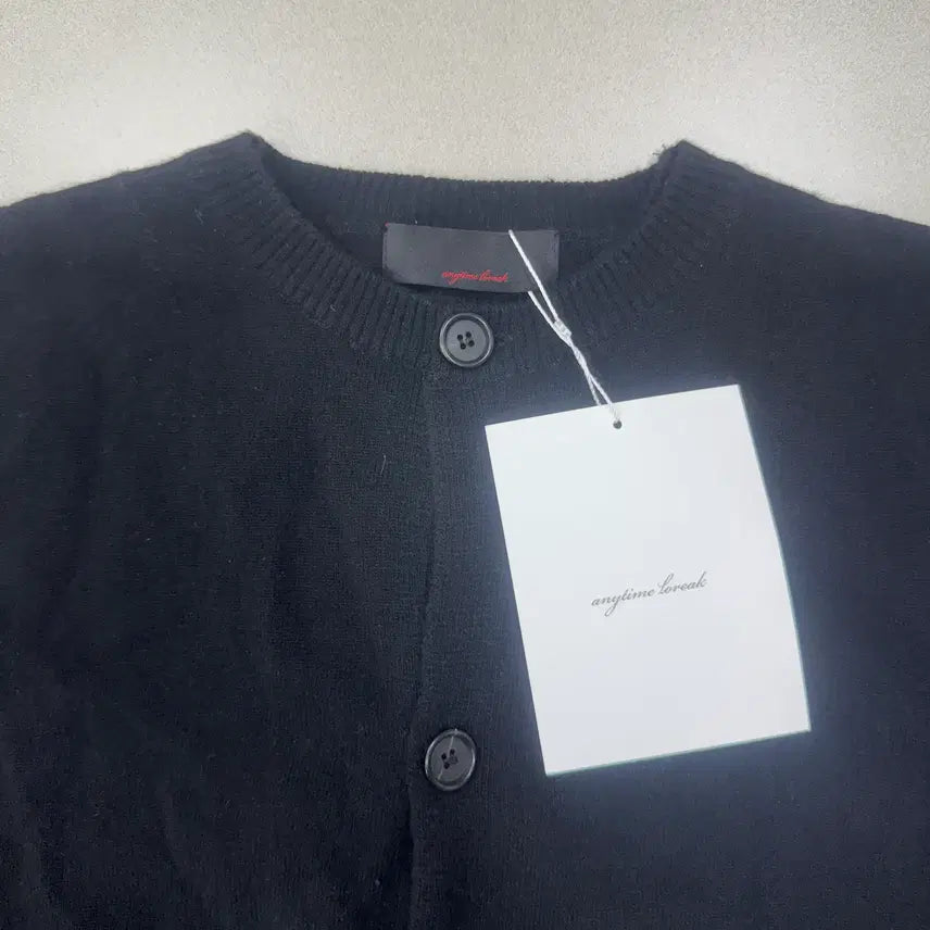 [BUNJANG] Anytime Rollick Astor Layered Knit Black M / 애니타임로릭 아스터 레이어드 니트 블랙