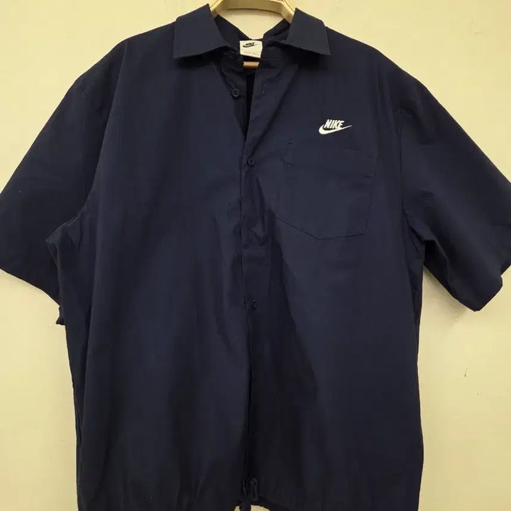 [BUNJANG] Nike Navy Short Sleeve Shirt (L) / 나이키 네이비 반팔셔츠