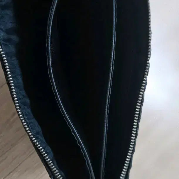 [BUNJANG] Black Woven Clutch Bag / Pouch Bag / 블랙 위빙 클러치백 / 보테가 스타일 파우치