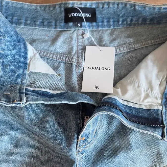 [BUNJANG] Wooalong Cargo Jeans Size S New / 우알롱 카고 청바지 사이즈 S 새상품