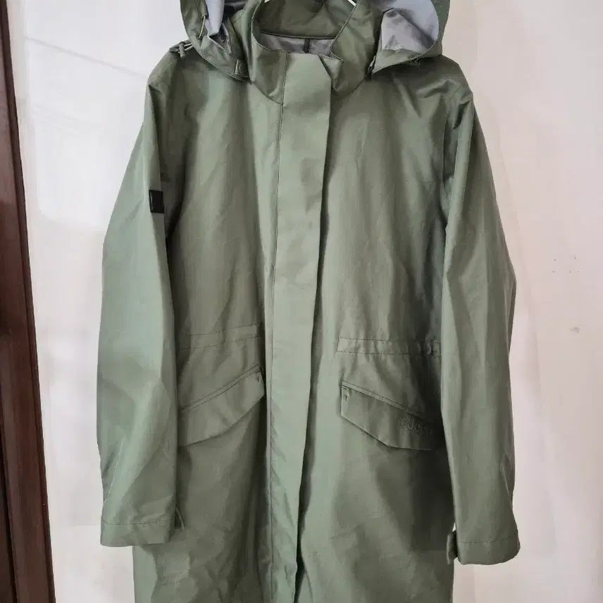 [SOLD OUT] Jeep 지프 카키색 후드 롱 방풍자켓 XL 105