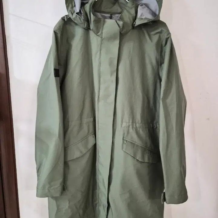 [SOLD OUT] Jeep 지프 카키색 후드 롱 방풍자켓 XL 105