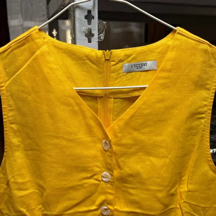 [BUNJANG] Recov Mini Dress Yellow / 레코브 옐로우 미니원피스