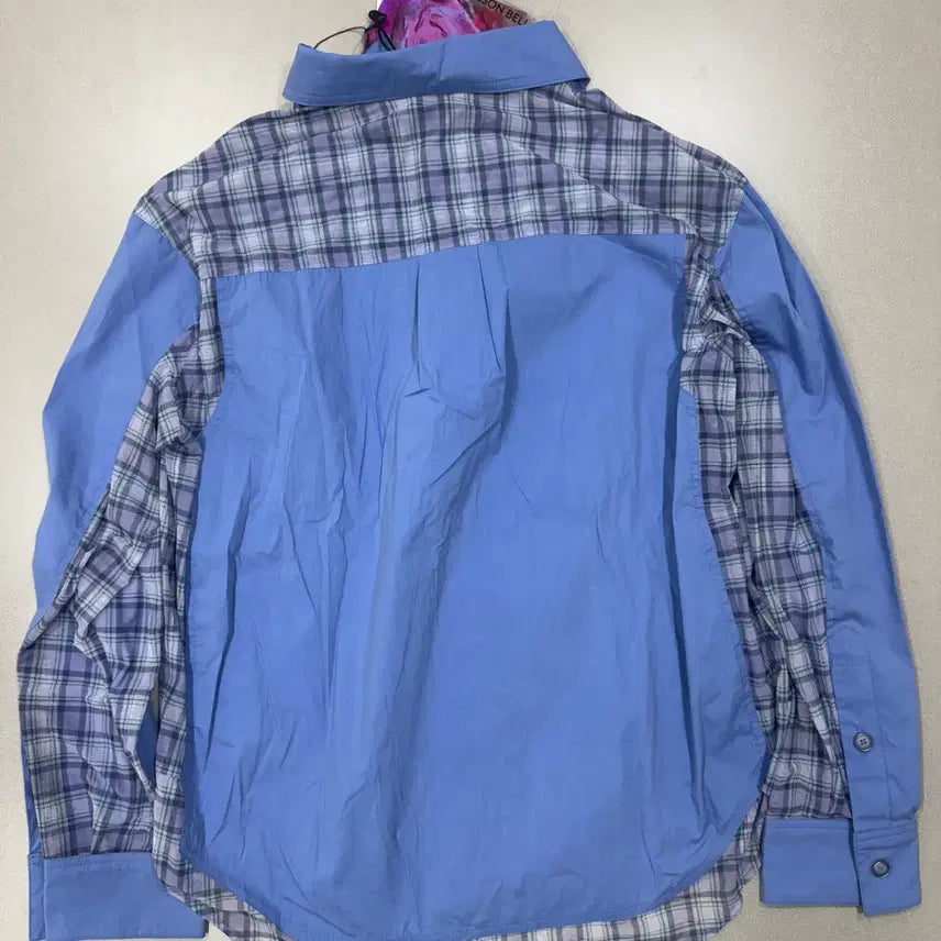 [BUNJANG] Andersson Bell APROL Mesh Panel Shirt (Sky Blue) / 앤더슨벨 APROL MESH PANEL SHIRT