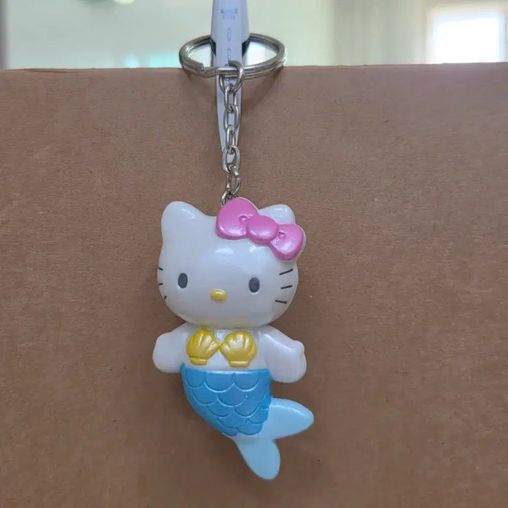 [BUNJANG] Classic Hello Kitty Mermaid Figure Keychain / 고전 헬로키티 인어 피규어 키링 키체인