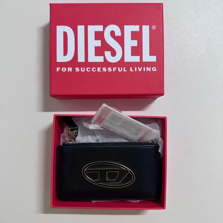 [BUNJANG] Diesel Black Cardholder / 디젤 카드지갑