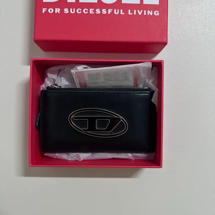 [BUNJANG] Diesel Black Cardholder / 디젤 카드지갑