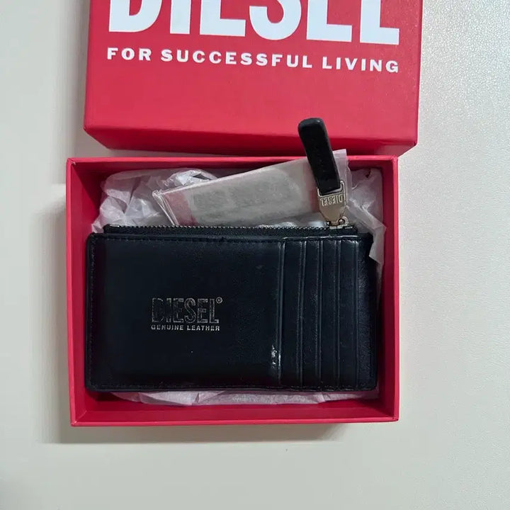 [BUNJANG] Diesel Black Cardholder / 디젤 카드지갑