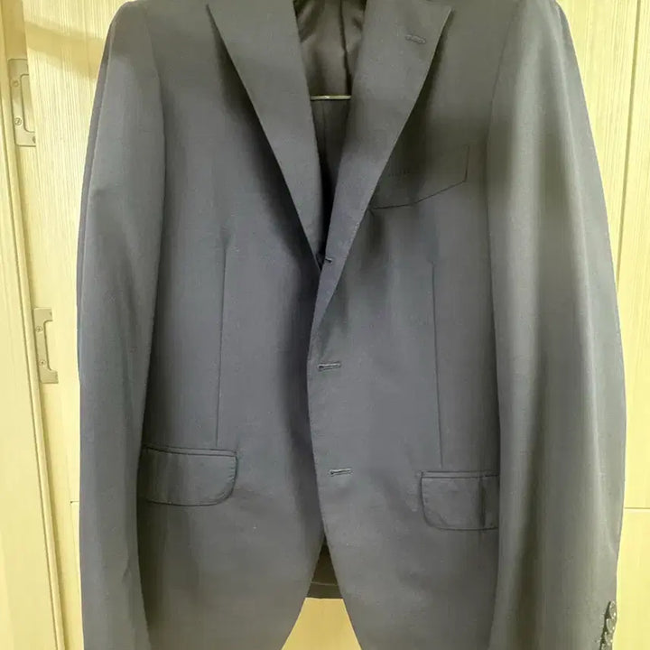[BUNJANG] Ring Jacket Canonico Fabric Suit Size 46 / 링자켓 까노니코 원단 네이비 수트 46사이즈