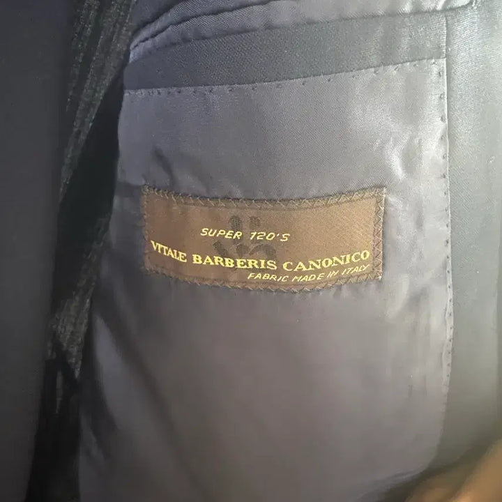 [BUNJANG] Ring Jacket Canonico Fabric Suit Size 46 / 링자켓 까노니코 원단 네이비 수트 46사이즈