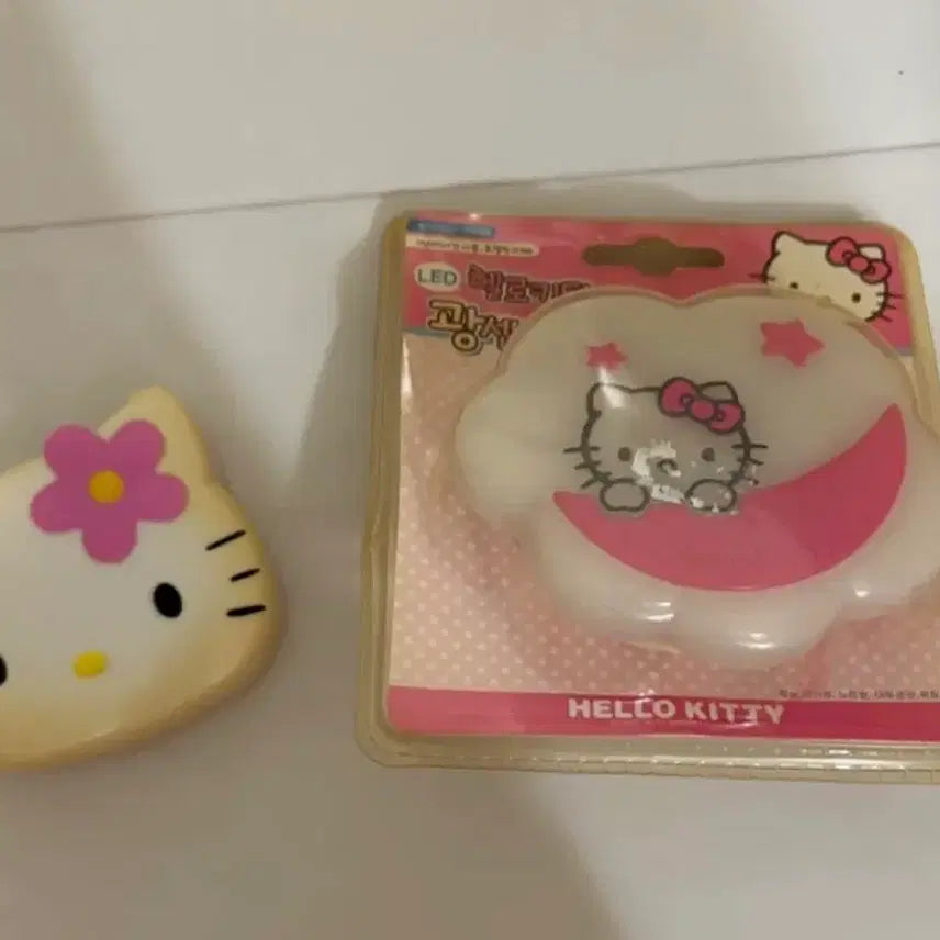 [BUNJANG] Vintage Hello Kitty Mood Lamp and Lens Case Set / 고전키티 판매