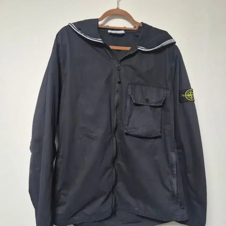 [BUNJANG] Stone Island Old Effect Hooded Overshirt XXL / 스톤아일랜드 올드이펙트 후드 오버셔츠